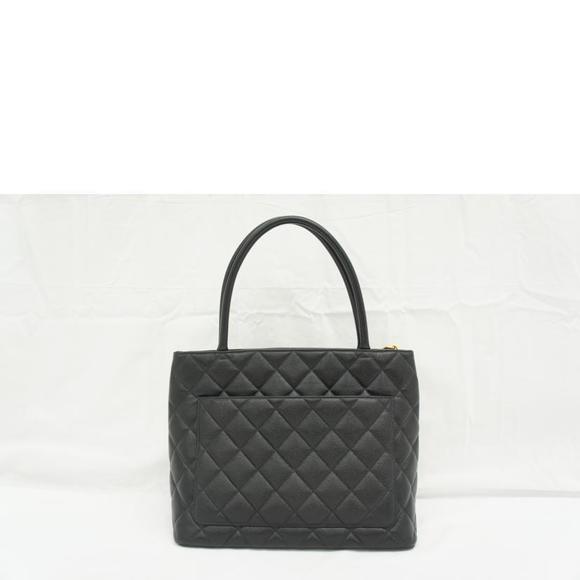 Chanel Caviar Bag Black Reprint Tote - Picture 1 of 10
